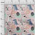 thumbnail image 2 of oneOoneCottonPoplinTwillLightPinkFabricKidsCutieAnimalCraftProjectsDecorFabricPrintedByTheYard56InchWide, 2 of 4