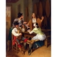 thumbnail image 3 of Angel María Cortellini Hernández 15x18 Black Modern Framed Museum Art Print Titled - No More Wine. Tavern Scene (1847), 3 of 5