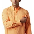 thumbnail image 5 of Columbia Mens PFG Tamiami II UPF 40 Long Sleeve Fishing Shirt Bright Nectar Large, 5 of 10