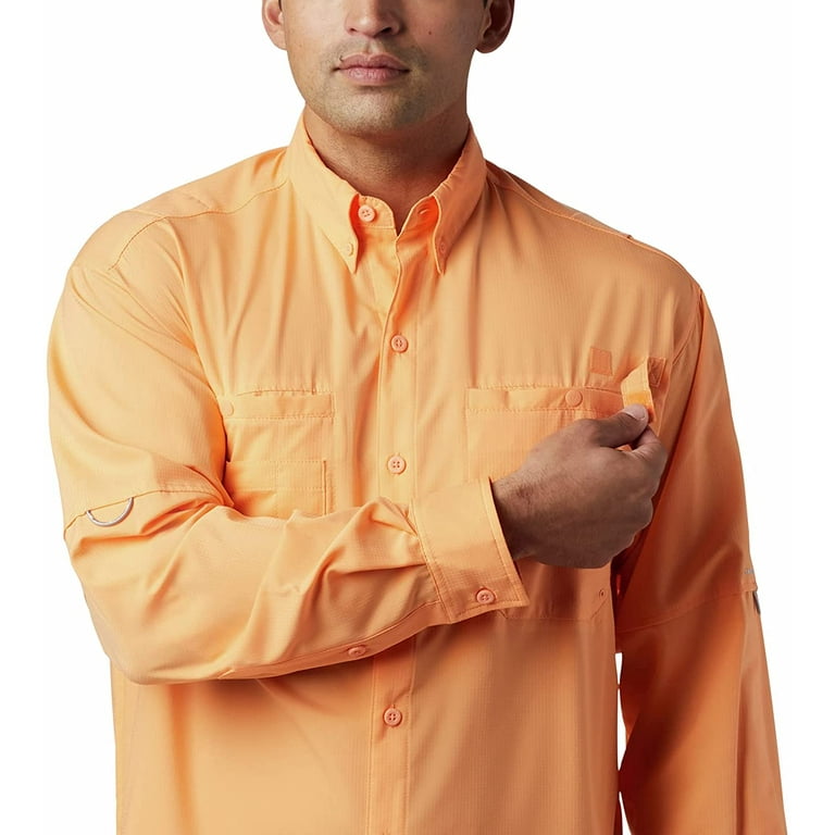 Columbia Mens PFG Tamiami II UPF 40 Long Sleeve Fishing Shirt