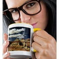 thumbnail image 2 of 3drose, Bentonite Hills, Capitol Reef, Utah, Usa - Us45 Mhe0007 - Michel Hersen, 11oz Two-tone Yellow Mug, 2 of 6