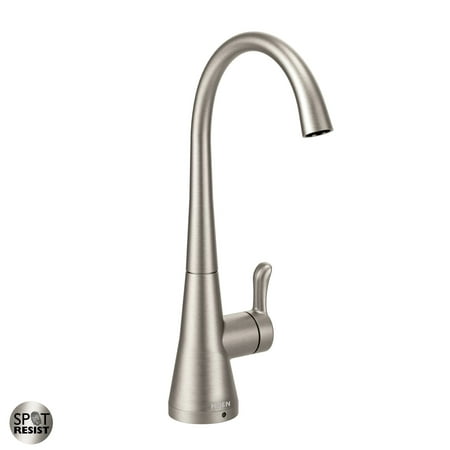 Moen Sip Transitional Spot Resist Stainless One-Handle Beverage Faucet