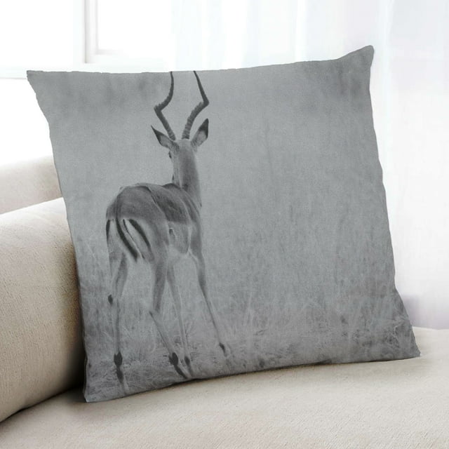 Ahgly Company Sites Antelope Coussin d'Intérieur, 18 Pouces par 18 Pouces