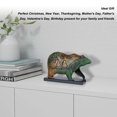thumbnail image 4 of Estatua De Oso De Metal, Figura De Oso Pintada A Mano Innovadora Para Estante De Gabinete Para Sala De Estar Para Oficina, 4 of 7
