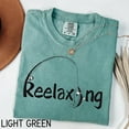 thumbnail image 5 of Unisex "Reelaxing" T-Shirt in Unique Vintage/Wash Style with Fishing Rod and Fish Design - The Perfect Item for Fishing Enthusiasts and Relaxation., 5 of 7