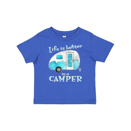 

Inktastic Life is Better in a Camper Blue Gift Baby Boy or Baby Girl T-Shirt