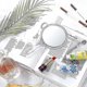 thumbnail image 5 of Hand Mirror Double Sided Handheld Mirror 1x/2x Magnifying Mirror, 5 of 5