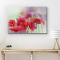 thumbnail image 3 of wall26 Canvas Print Wall Art Watercolor Smudge Vibrant Red Daisy Field Floral Botanical Illustrations Modern Art Rustic Scenic Colorful Multicolor for Living Room, Bedroom, Office - 16"x24", 3 of 5