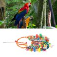 thumbnail image 4 of Rope Chewing Perch, Bird Swing Toy Colorful Beak Grinding  For Cockatiels, 4 of 8