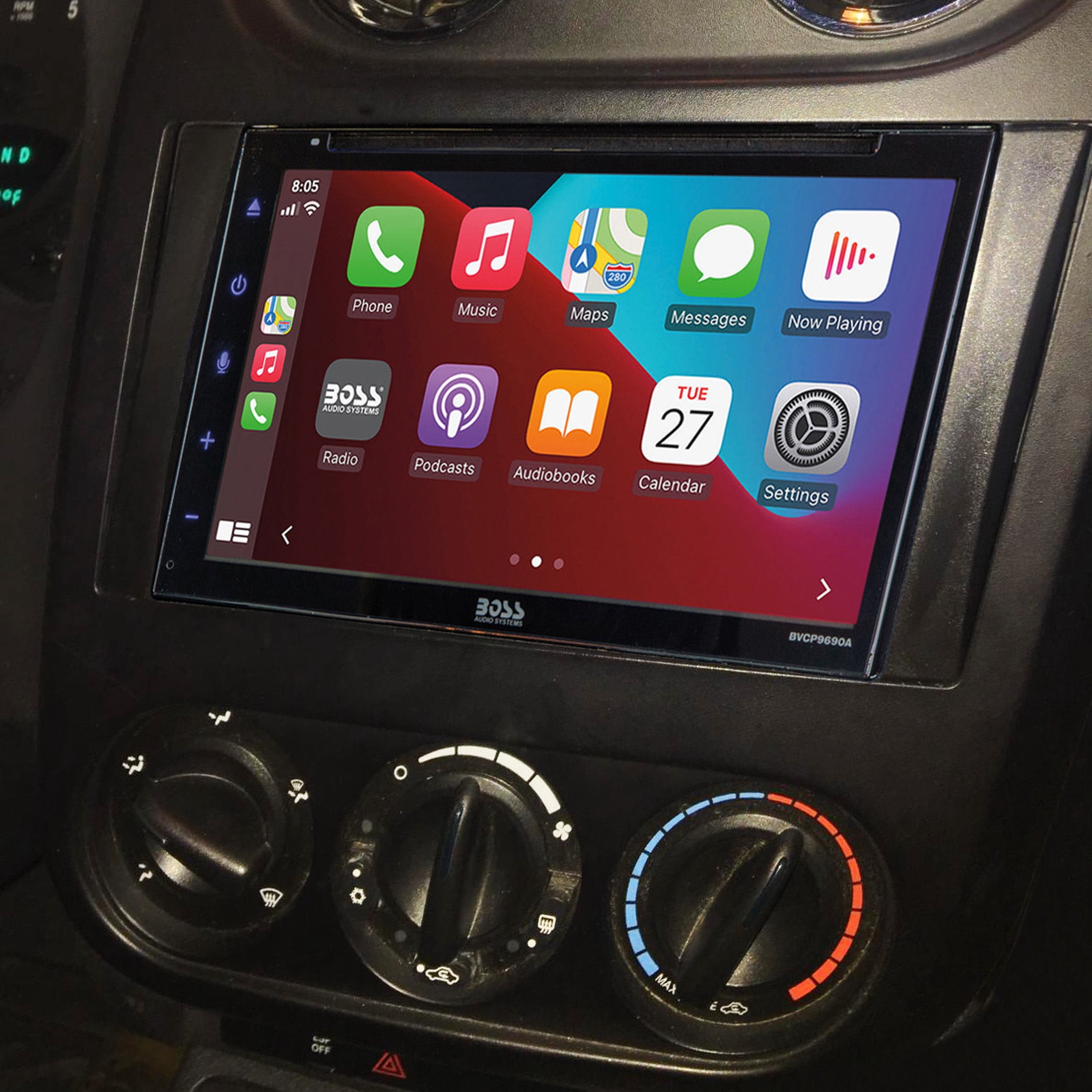 Scosche CR1291B Double DIN Dash Kit Compatible w/ Select 2007-19 Chrysler, Dodge, Jeep, Mitsubishi & VW