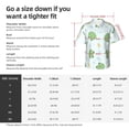 thumbnail image 4 of Picia Kawaii Frogs Gentle Cotton Regular Fit Short Sleeve Casual Hawaiian Shirt for Men-XX-Large, 4 of 9