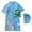 #001 Blue, variant on Boys Swim Shirt Toddler Boy Marine Animal Print Sun One-Piece Swimsuit with Swim Cap Rash Guard Long Sleeve Bathing Suit Kids Swimsuits One-Piece Swimsuit Boy with Zip swimming (Blue,L)