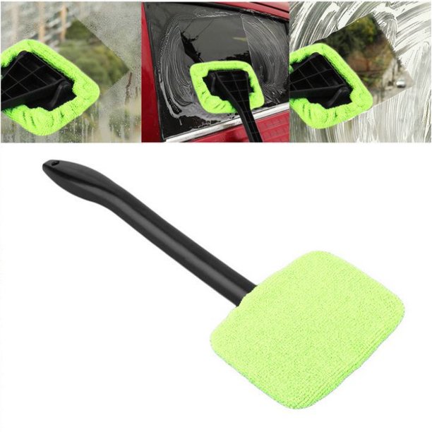 Limpiador de ventanas de automóviles, herramienta de limpieza de parabrisas, limpiador de vidrios para automóviles, herramienta de limpieza de vidrios de ventanas interiores y exteriores de autom