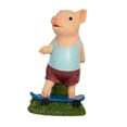 thumbnail image 3 of Resin Pig Figurine Decorative Animal Figurine Cute Garden Statue Realistic Ornament Small Pig Sculpture for Desktop Farm Indoor Decoration style A, 3 of 9