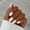 B, variant on Kokovifyves 24Pcs Press on Nails Art and Winter Spicy Girl Style High-end Long Wearing Armor