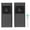 Black, variant on NFTIGB Single Beam Infrared Photocells Motion Detector For Door Gate Opener, 98.43ft Range 12-24V IP65 Outdoor Security Anti-Theft Sensor System, White