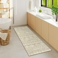 thumbnail image 4 of Moynesa 2'x6' Boho Moroccan Runner Rug,Washable Khaki Kitchen Runner Rug Non Slip,Low-Pile Soft Bohemian Tribal Carpet Runners for Hallways Entryway Laundry Bedside Farmhouse, 4 of 7