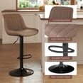 thumbnail image 4 of Juego de 2 Bancos de Bar Youhauchair Ajustables Giratorios en PU, 4 of 8