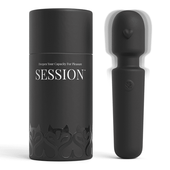 Session Vibrator Wand, 7 Vibration Modes 3 Speeds, Pleasure Personal Massager – Black