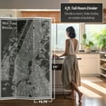 thumbnail image 5 of Oriental Furniture 6 ft. Tall Map of New York Canvas Room Divider - 3 Panel, 5 of 7