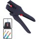 thumbnail image 4 of ZHAOCHENG Pelacables, tijeras para pelar cables, alicates automáticos, herramienta manual para pelar cables aislados autoajustables, 4 of 5