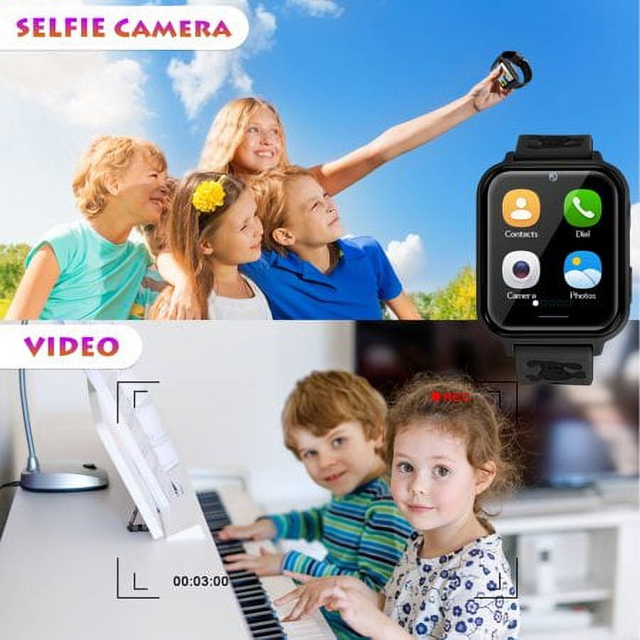 SHANNA Phone Series Kids Smart Watch, Black Band