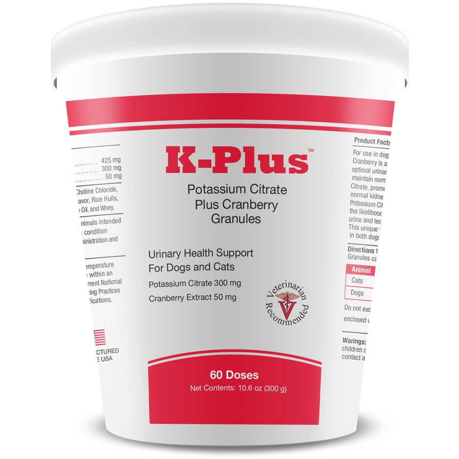KPlus Potassium Citrate Plus Cranberry Granules, 60 Dose Bucket
