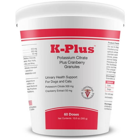 K-Plus Potassium Citrate Plus Cranberry Granules, 60 Dose