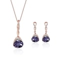 thumbnail image 2 of Necklace Fashion Pendant Necklace Earring Set Women Wedding Crystal Jewelry Set Gift Mom Gifts Mother's Day Gifts Necklace Birthstone Necklace for Mom Birthday Gifts for Mom Gifts from Daughters Son, 2 of 4