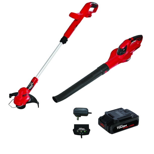 Hyper Tough 20V MAX Cordless Trimmer Sweeper Combo, HT1940100307
