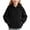 Black, variant on JZEJING Girls Hoodies Size 10-12 Solid Color Fleece Hooded Top Fall Winter Long Sleeve Pullover Sweatshirt with Pocket 2026