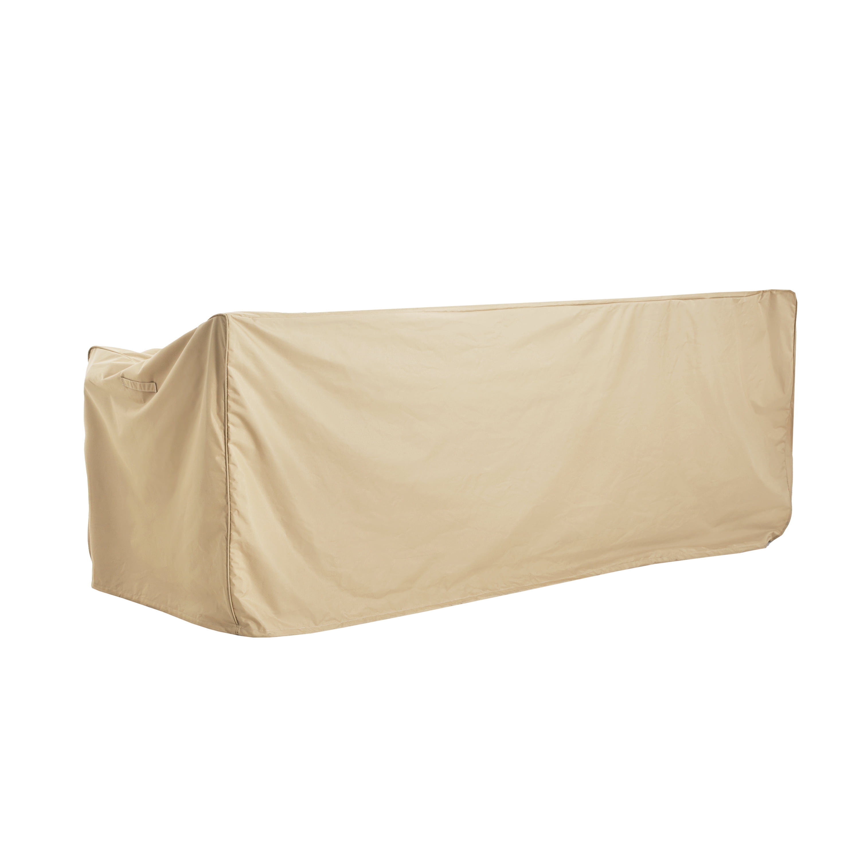 SHIELD Outdoor 3 Seater Patio Sofa Cover - Beige Durable Weather-Resistant Fabric, 88" L x 36" W x 35" H - Protects Garden Furniture from Sun, Rain &amp; Wind
