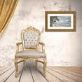 thumbnail image 3 of Manlove, David 14x9 Gold Ornate Wood Framed with Double Matting Museum Art Print Titled - Palm Trees and a Boat B, 3 of 4