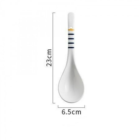 

Livesture Japanese Style Creative Restaurant Home Ceramic Spoon H