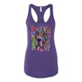 thumbnail image 3 of Wild Bobby, Colorful Beagle | Dogs Love You | Dean Russo Art Animal Lover Ladies Racerback Tank Top, Purple Rush, X-Large, 3 of 6