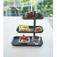 thumbnail image 5 of Yamazaki Home Serving Stand, Black, Steel, 5 of 6