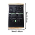 thumbnail image 3 of Prayer Mat Bilingual Guided Prayer Mat With Qibla Direction Finder For Salah And Meditation Non- Flannel Prayer Rug(Black-L-70X110cm), 3 of 5