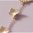 thumbnail image 3 of Hand Chain Ring Bracelet Hand Chain Punk Bracelet Hand Chain Bracelet Gothic Chain Butterfly Bracelet Gold Chain Bracelet Hand Jewelry For Women[J6447], 3 of 5
