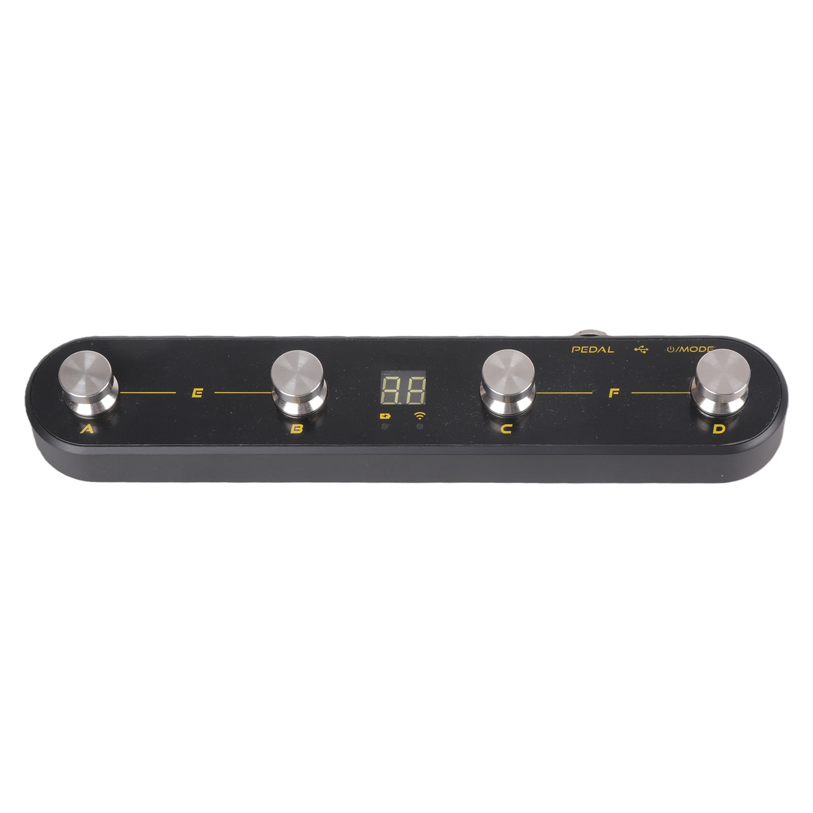 Programmable MIDI Pedal Wireless Receiver Connectivity ABS Design Foot Controller Suitable for Live Performances