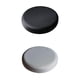 thumbnail image 1 of Funda Para Taburete De Bar De Superficie Lisa Gris Y Negra Funda De Asiento De Silla Elevadora Redonda, 1 of 9