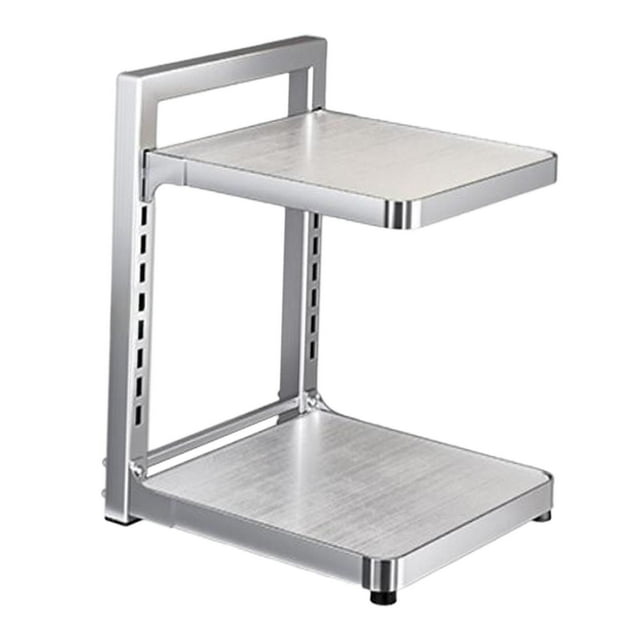 Estante para ollas y sartenes Macarena organizador de cocina acero inoxidable 2 niveles