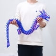 thumbnail image 4 of 47.3inch Super Large 3D Printed Dragon Models,Flexible Joint Animal lacertid Figurines, 3D Printing Stuff Cheap,Stress Relief, Fidget restlessness, ADHD Toys, Surprise Fantasy Gifts (47.3inch), 4 of 9