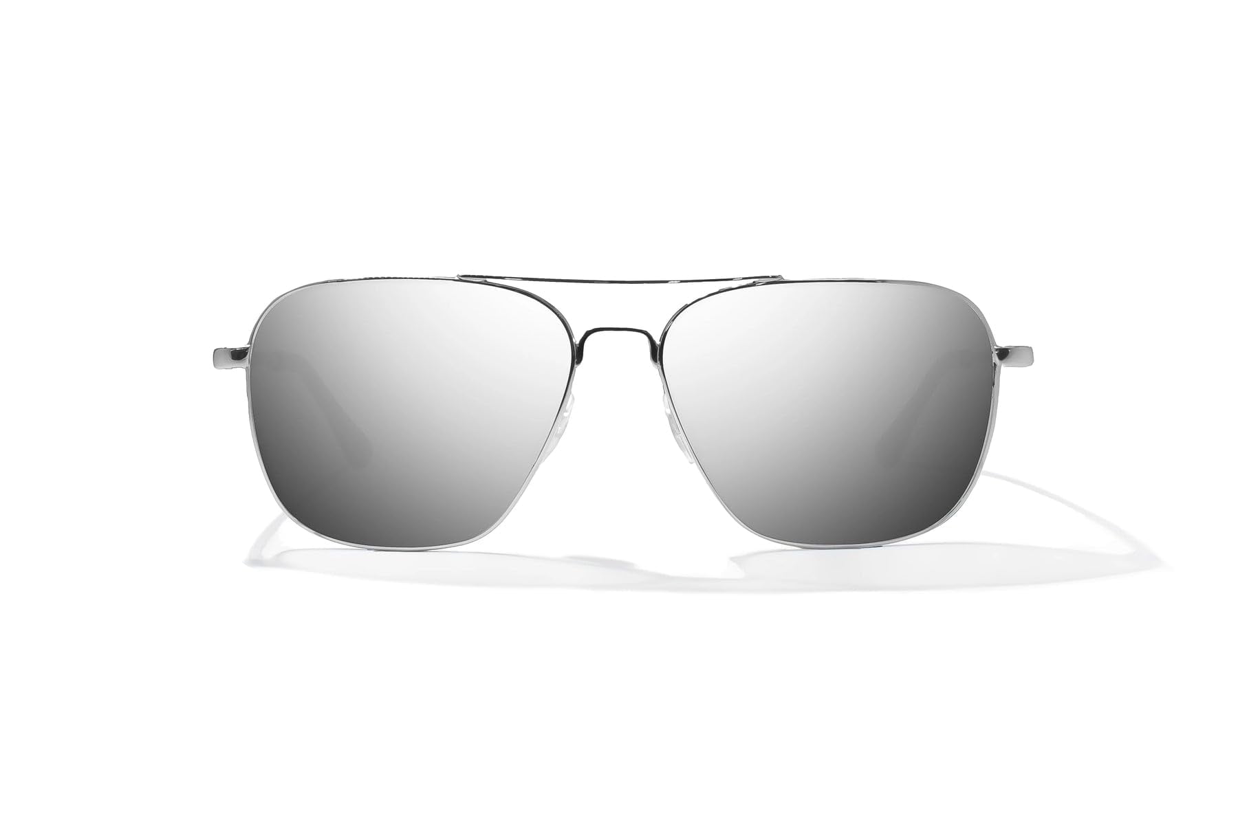 100% S3 Sunglasses - Matte White; HiPER Silver Mirror - Walmart.com