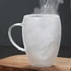 thumbnail image 3 of Taza de café con aislamiento de doble capa con asa, taza de jugo de leche transparente de vidrio, taza para beber de vidrio de borosilicato para el hogar, 3 of 5