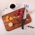 thumbnail image 2 of Cutting Board Series, Acacia Wood Cutting Boards for Kitchen, Wooden Serving Charcuterie Board, Organic Wood Board, Ideal for Chopping Meat, Fruits, Cheese 11.8"x7.8", 2 of 7