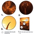 thumbnail image 3 of Designart "Cattle Silhouette Charm II" Animals Floater Framed Canvas Art Print, 3 of 7