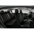 thumbnail image 1 of Auto Drive 3D Quliting Leather Car Seat Cover Full Set Black/Teal, 1 of 5