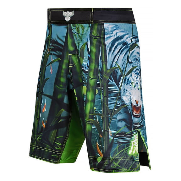 Raven Fightwear Men's Water Tiger MMA Shorts BJJ Black