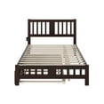 thumbnail image 5 of AFI Tahoe Full Wood Platform Bed with Headboard Footboard & Twin Trundle, Espresso, 5 of 8