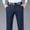 Blue, variant on Coorders George Men's Fit Dress Pant, Men's and Big Men's High Waist Straight-Leg Corduroy Pant for Men Black,Size 31
